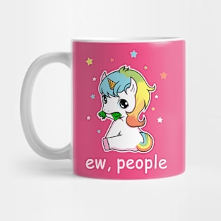 Ew People Unicorn Shirt Mug